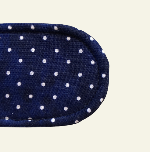 Heel Cushions - Polka Dot Blue