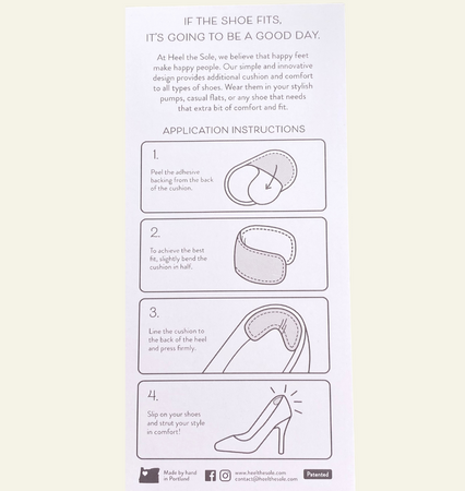 Heel Cushions - Wedding Bells - Perfect For Your Bridal Shoes